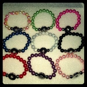 Noosa Bracelet - Snap charm chunk pearl jewelry